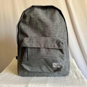 Herschel Supply Co Classic Backpack, Heather Gray, Raven Crosshatch, Unisex